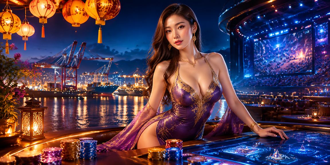 Người chơi thưởng thức cá cược esports tại phố cổ Hội An dưới ánh đèn lồng